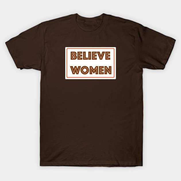 Believe Women Retro T-Shirt by designspeak